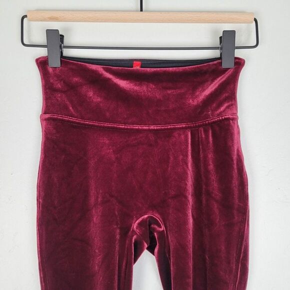 Spanx Velvet Leggings Red Size XS - Picture 4 of 12